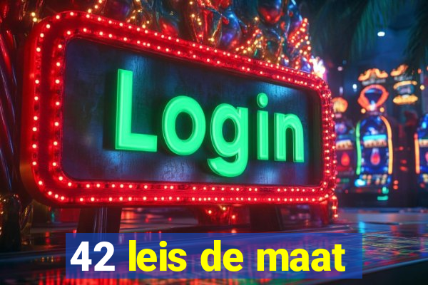 42 leis de maat